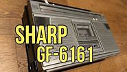 Sharp GF-6161 Vintage Boombox. Retro Ghetto Blaster. Radio Cassette for Restoration