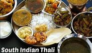 South Indian Thali recipe | Veg South Indian Lunch Menu Ideas | Festival Lunch Ideas