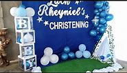 Christening Decoration Ideas | Baby Boy Christening Decoration