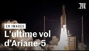 Ariane 5 : les images du dernier vol de la fusée française