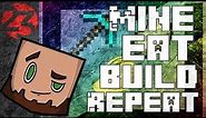 "Mine Eat Build Repeat" - A Minecraft Parody of "Eat Sleep Rave Repeat" by Fatboy Slim (Music Video)