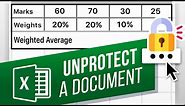 How to Unprotect Excel Sheets and Workbooks | 3 Ways to Unprotect Excel File with Password