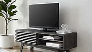 Modway Render Mid-Century Modern Low Profile 48 Inch TV Stand in Charcoal, 48"