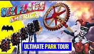 Every Ride Six Flags America Tour - Amusement Park Tour - Six Flags Roller Coasters