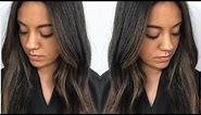 Subtle Brunette Balayage // Fall Hair Color Tutorial Using Redken Shades EQ // Daniella Benita