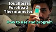 Touchless Forehead Thermometer - Easy to use!