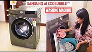 Samsung AI Ecobubble™ Washing Machine | Best and Intelligent Front Load Washing Machine