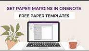 *FREE* Template: How to Insert A4 Paper Sizes Into OneNote (Windows Only)