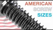 American Screw Sizes Explained