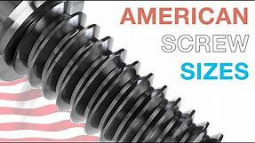 American Screw Sizes Explained