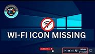 How to Fix Missing Wi-Fi Icon on Taskbar in windows 10 #windows10 #windows #bitspilani