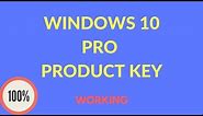 WINDOWS 10 PRO PRODUCT KEY IN 2020