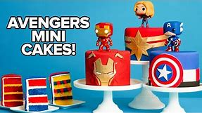 Marvel Avengers Mini Cakes | Endgame Premiere Party | How To Cake It
