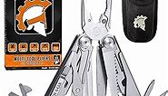 Multi Tool Knife & Plier Set 20 in 1 - Multipurpose Portable Gear and Equipment Multitool with Pocket Clip - Utility Tool for Survival Multitool Knives - Professional Stainless Steel