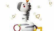TUMAMA Baby Hanging Toys, Plush Animals Baby Rattle Crinkle Squeaky Toys Car Seat Stroller Mobile Toys, Baby Toys for 0 3 6 9 12 Months, Sensory Learning Toys Gift for Newborn Infant (Zebras)