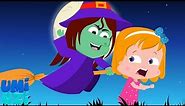 Flying Witches, Halloween Song And Spooky Cartoon Video