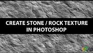 How to Make Stone Texture in Photoshop | Rock Texture | Quick and Easy