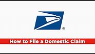 File a USPS Claim Online (Domestic)