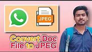 Convert Whatsapp Doc File to JPEG | Easy Rename process | TechYtSanju