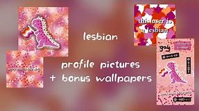 lesbian profile pictures + bonus wallpapers