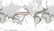 This map shows how undersea cables move internet traffic around the world