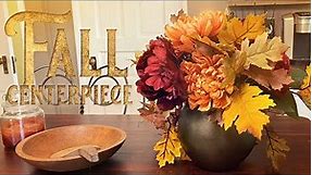 Easy Fall Centerpiece - Fall Floral Arrangement - DIY Fall Decorating