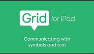 Grid for iPad – Communicating with symbols and text