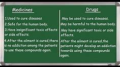 Medicine and Drugs differences |English|
