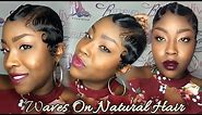 How to Wave 3c Natural Hair| Nairobi Foam Wrap