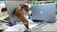 Convert any laptop in macbook pro with apple wrapping vinyl paper - The stickers