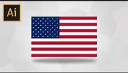 How To Draw The American Flag In Adobe Illustrator