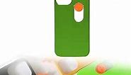 3D Printed Sliding Middle Finger Sliding Phone Case Toy,Creative Friendly Gesture Phone Case Toy Model,3D Phone Cases Compatible with iPhone 13 14 15 Pro Max Case (Green, for iPhone14 Pro Max)