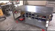 Welding Table, Workbench and Tool Storage