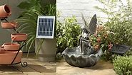Create a calming sanctuary in your garden with our favourite solar water features
