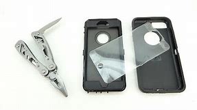 How To Remove The Built In Screen Protector From The Otterbox Defender Case!