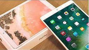 Apple iPad Pro 10.5 UNBOXING! ipad pro Review Rose Gold 64GB / 2017 New iPad Pro 10.5 & 12.9 Info