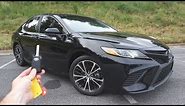 2018 Toyota Camry SE: Start Up, Test Drive, Walkaround and Review