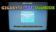 GIGABYTE - UEFI DualBIOS (Boot Device Setting) #gigabyte