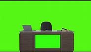 Table and Chair Free Green Screen Video