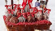 Mrs Prindables Abundant Holiday Caramel Apple Gift Basket