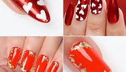 The Best Red Nail Art so Beautiful Tutorial