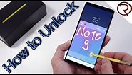 How to Unlock the Samsung Galaxy Note 9 - Any Carrier, Any Country