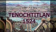map of Tenochtitlan [ 1524 ] map Mexico piramides Azteca