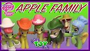 My Little Pony Apple Family Collection Minifigures! Review by Bin's Toy Bin