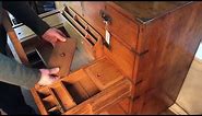 How To Find Secret Drawer To Antique Campaign Chest