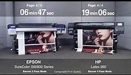 Epson SureColor S60600 vs HP Latex 360 | A Productivity Comparison