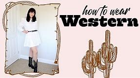 How to style WESTERN WEAR for women | Guide to the western trend