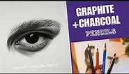 HOW TO USE GRAPHITE AND CHARCOAL PENCILS TOGETHER