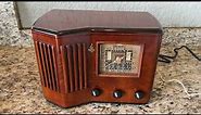 1939 Emerson Ingraham CS272 Antique radio playing