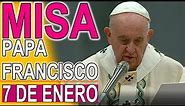 Misa de hoy Papa Francisco Bautismo del Señor 7 Enero 2024